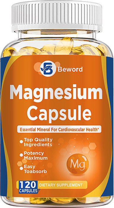 500mg Magnesium Glycinate High Absorption,Improved Sleep,Stress & Anxiety Relief