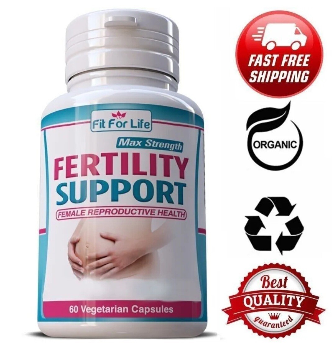 FEMALE FERTILITY AID SUPPORT REPRODUCTIVE NATURAL PREGNANCY SUPPLEMENT 60 CAPS