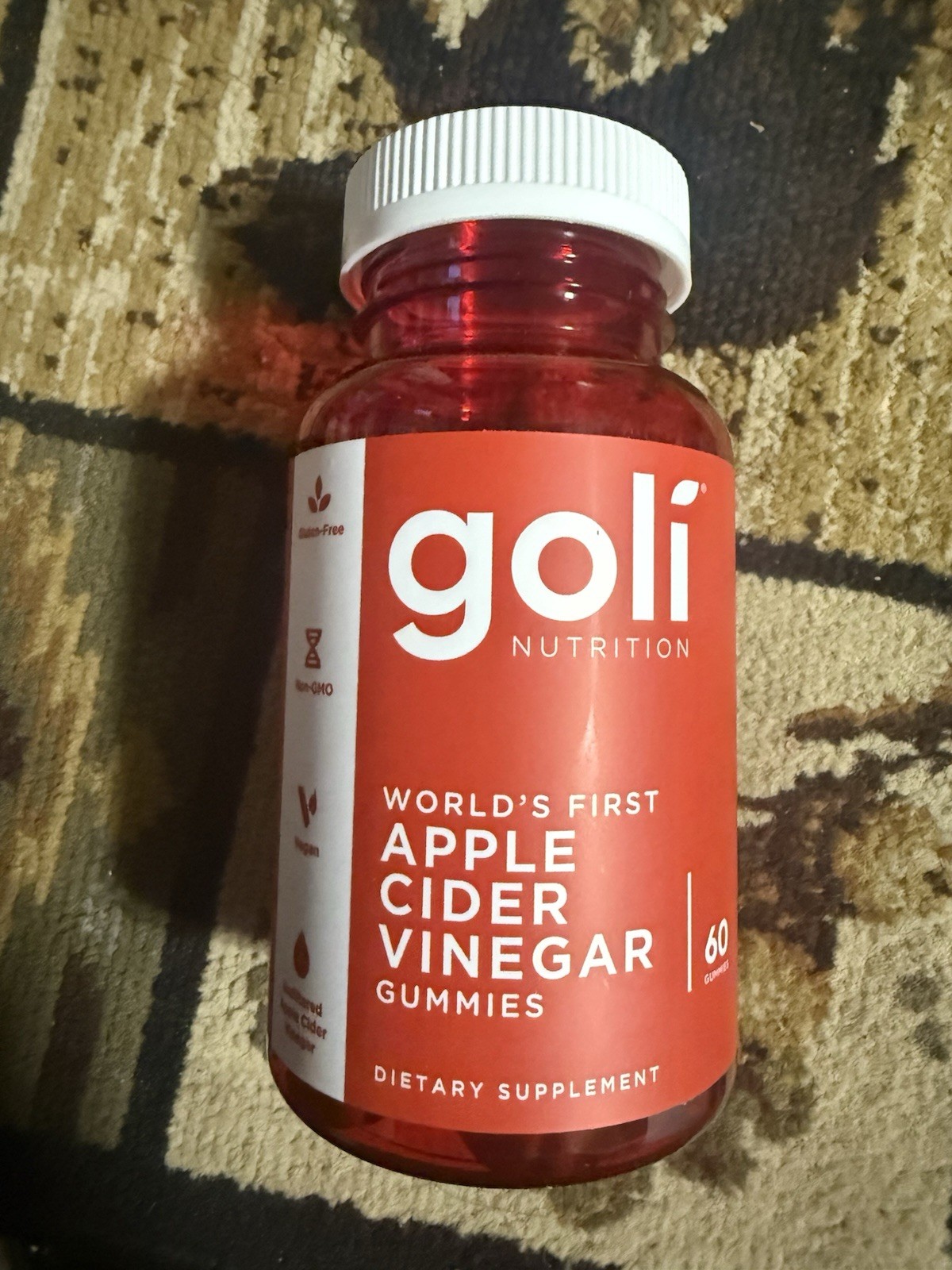 Goli Nutrition Apple Cider Vinegar Gummies – 60 count – Worldwide