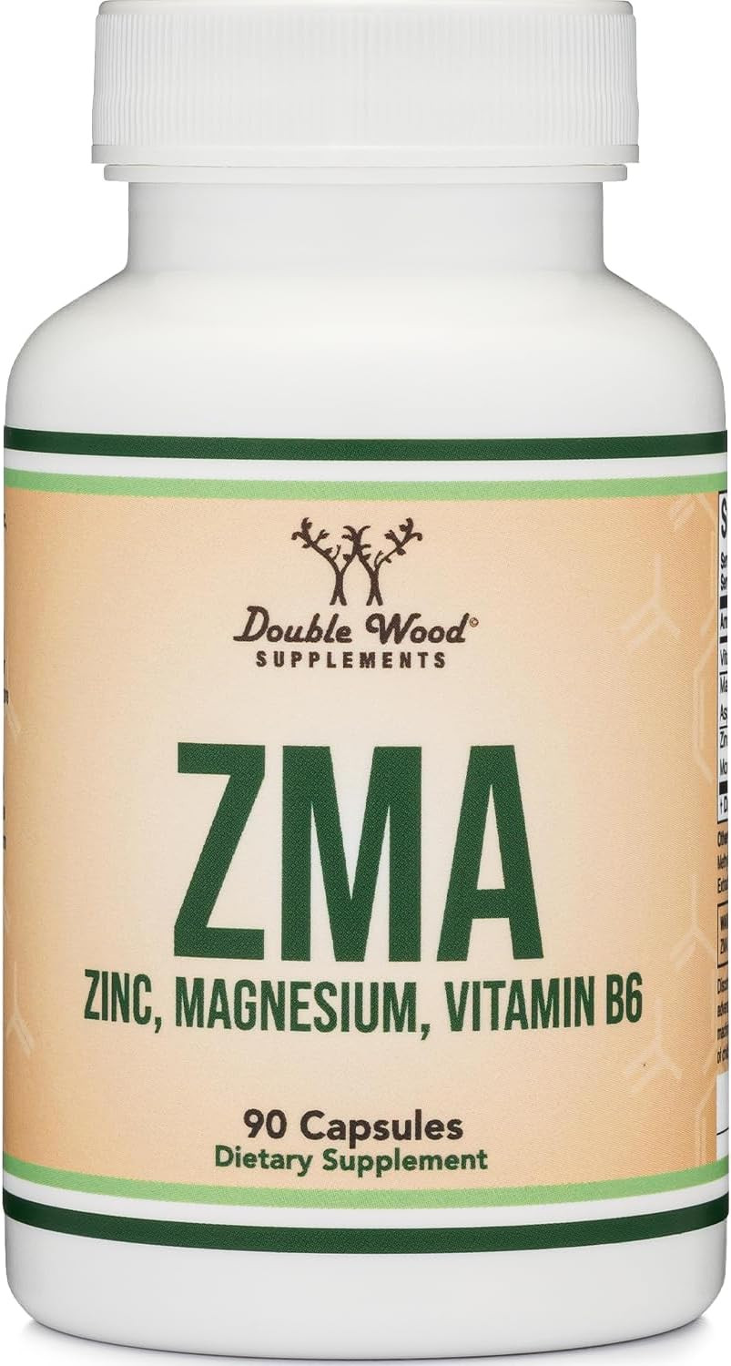 ZMA Supplement, 100% Daily Value of Zinc, Magnesium Aspartate, Vitamin B6