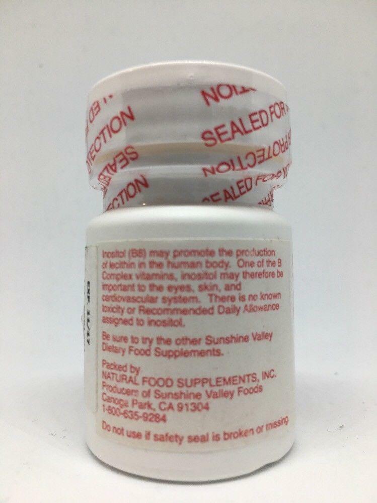 Vitamin B8 Super Inositol 💯% Powder Form (1/2) 0.5 OZ 14.15g 🌞 Sunshine Valley
