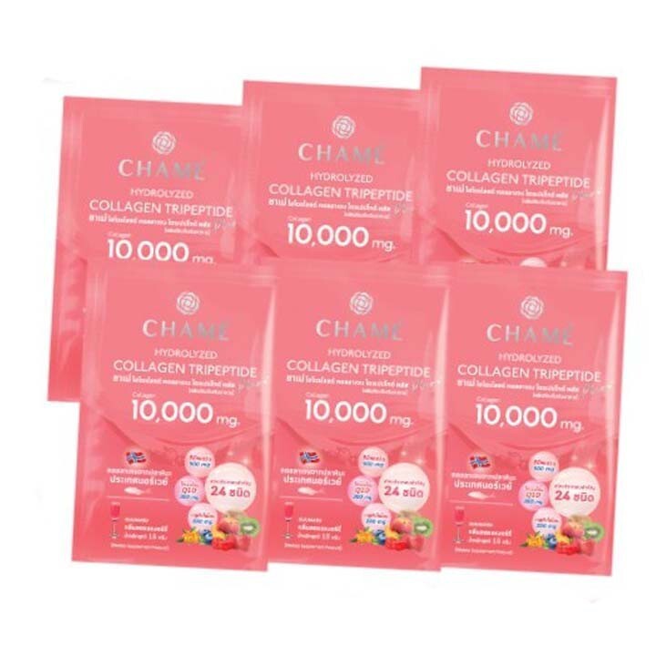 CHAME’ Hydrolyzed collagen Tripeptide plus nourishes skin smooth soft Brighten