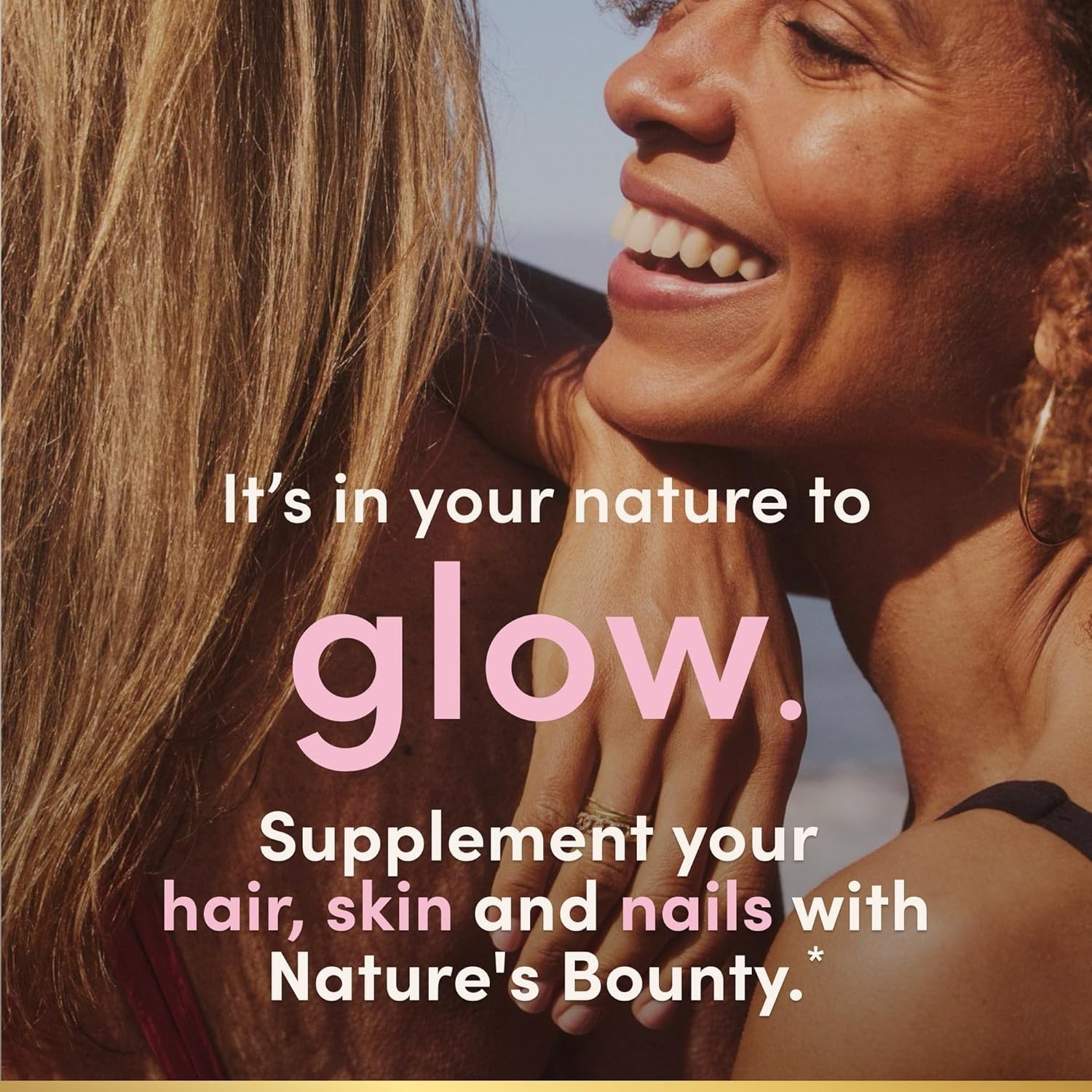 Optimal Solutions Hair, Skin & Nails with Biotin and Collagen, Citrus-Flavored