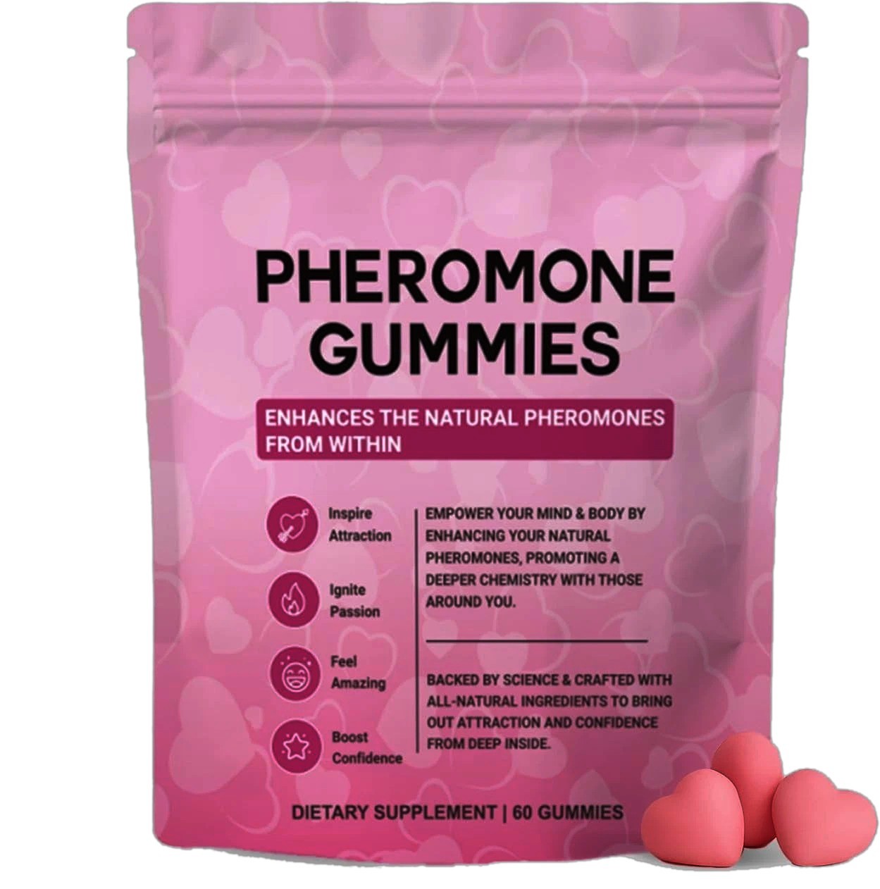 Premium Gummies | 60 Count Gummies | Non-GMO | Eco-Friendly Formulation Premium