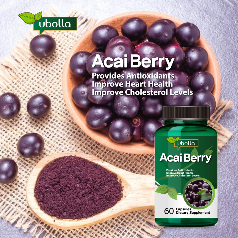 Acai Berry, Helps with Heart Health, Cholesterol Levels, Brain Health