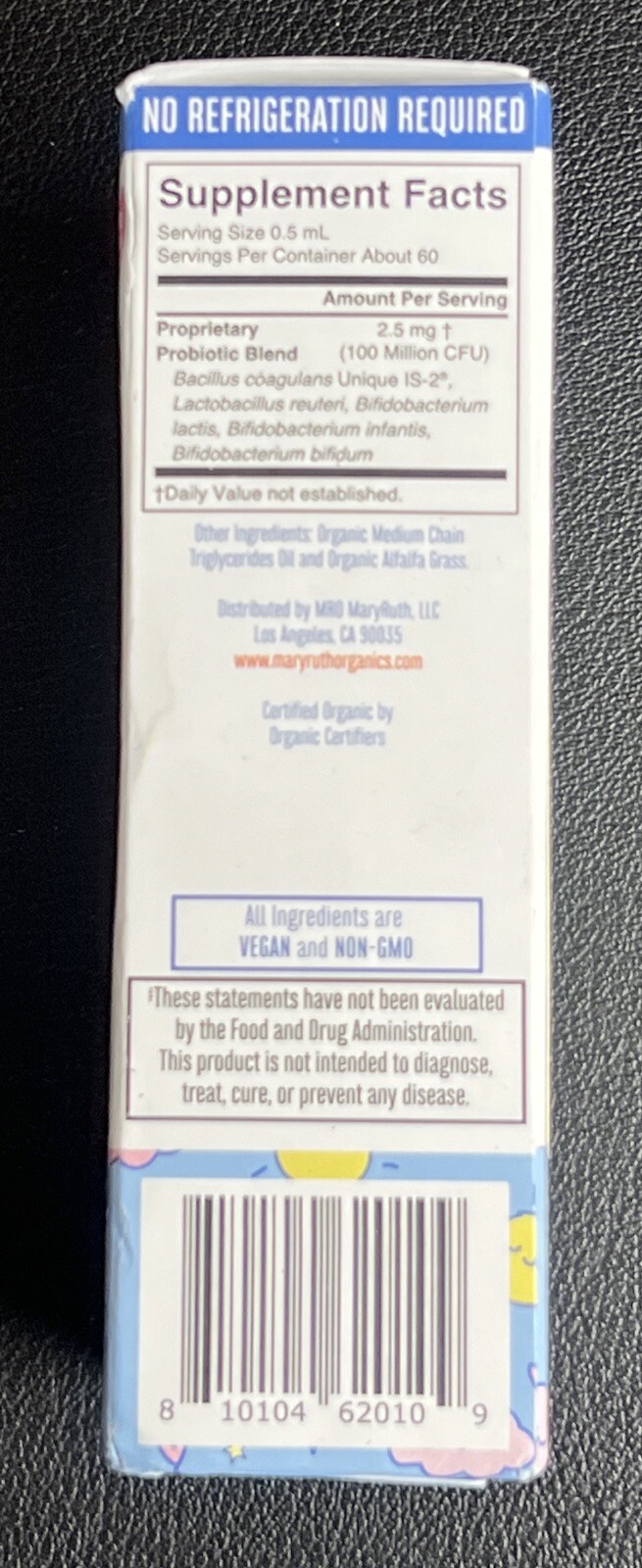 Mary Ruth’s Liquid Probiotic For Infants 1 Fl Oz Unflavored – Expires 11/2025