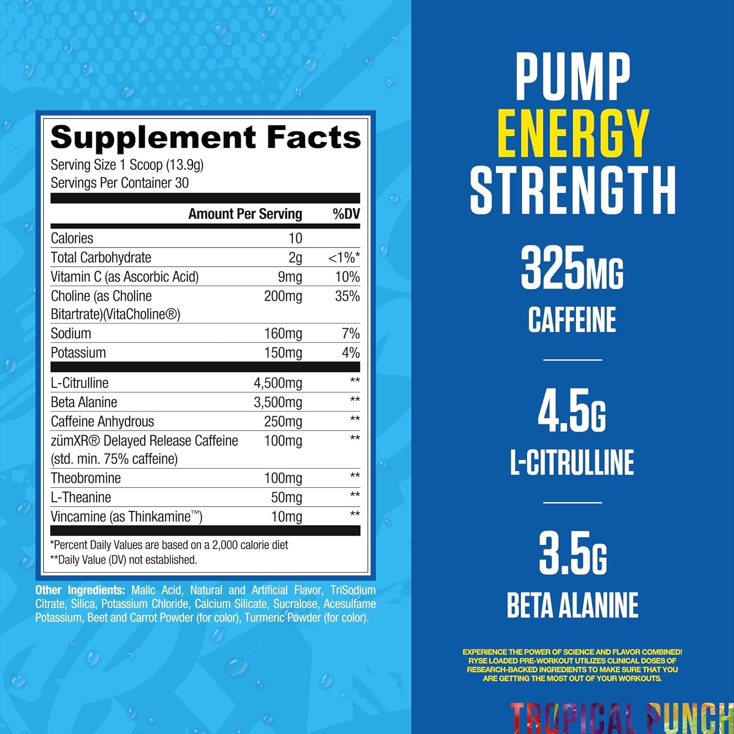 RYSE Loaded Pre Workout Powder Kool Aid | 13.1 oz Exp: 04/2025 Pack of 3