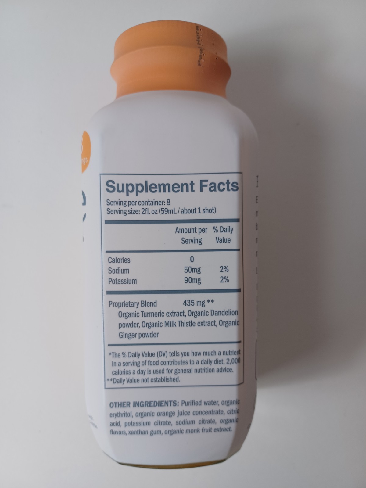 DOSE for Your Liver 16oz Bottle Cleanse Detox & Repair Organic Milk Thistle