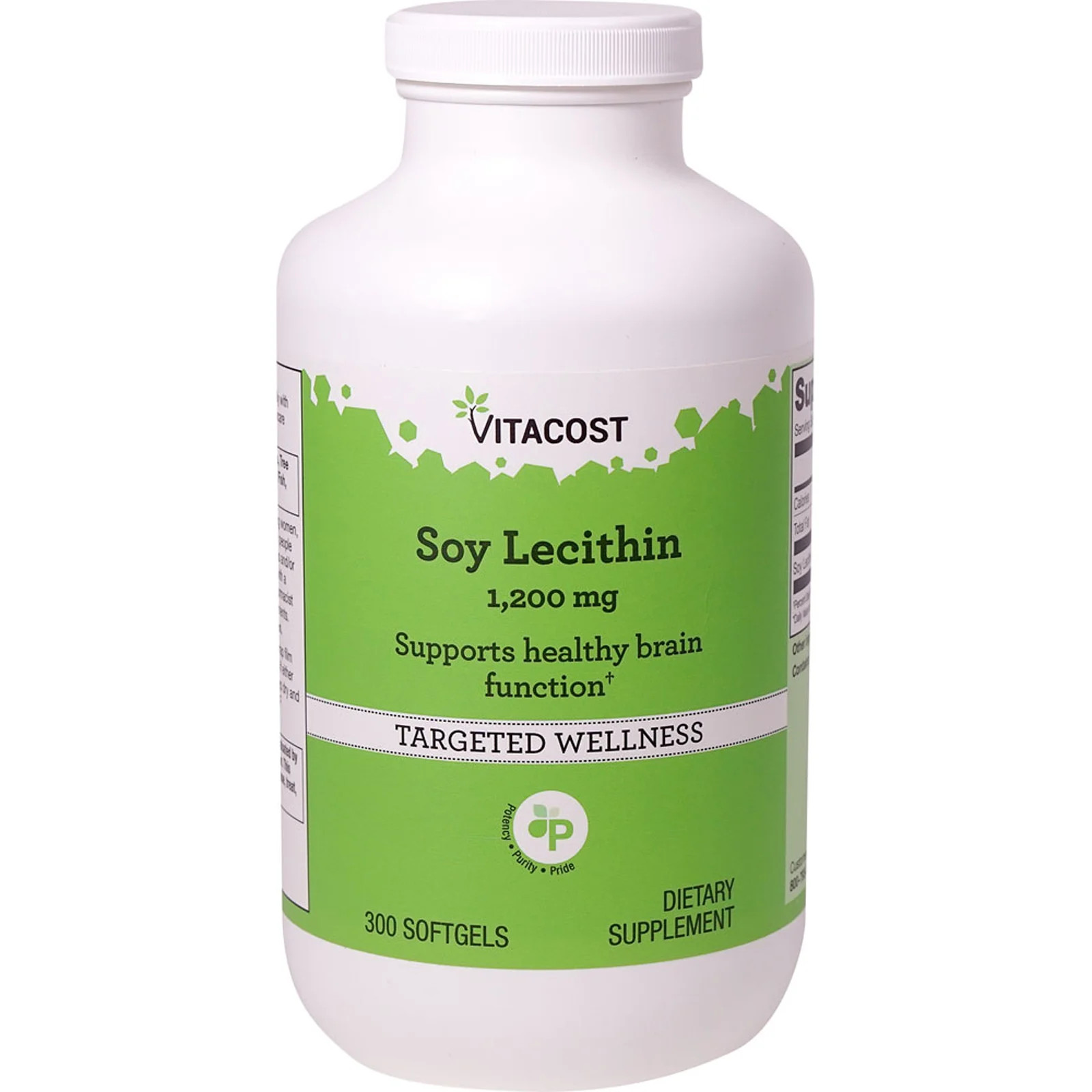 Soy Lecithin, 1,200 mg, 300 Softgels