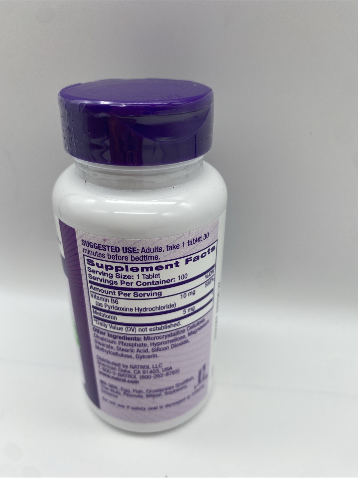 Natrol Melatonin Time Release 5 mg 100 Tablets Sleep Exp 04/2027