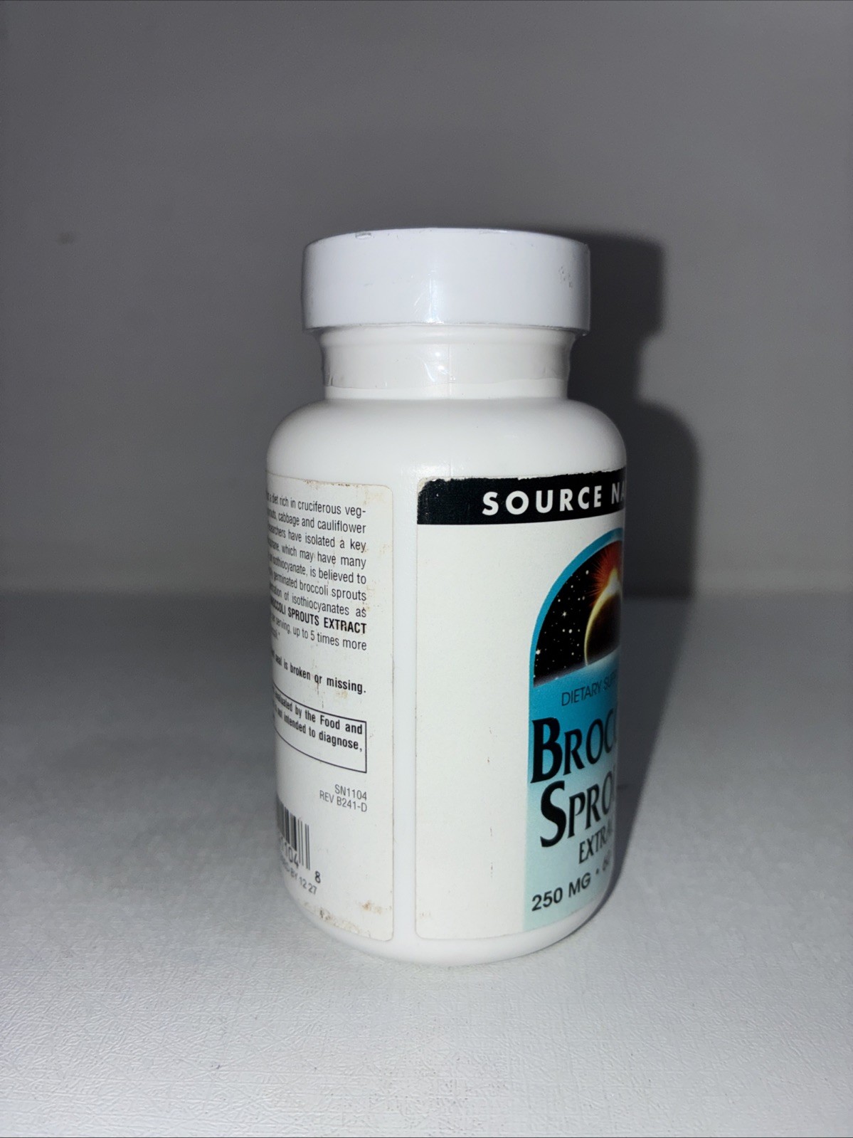 Sealed Broccoli Sprouts Extract Dietary Supplement, 60 Tabs/ Slightly Damaged