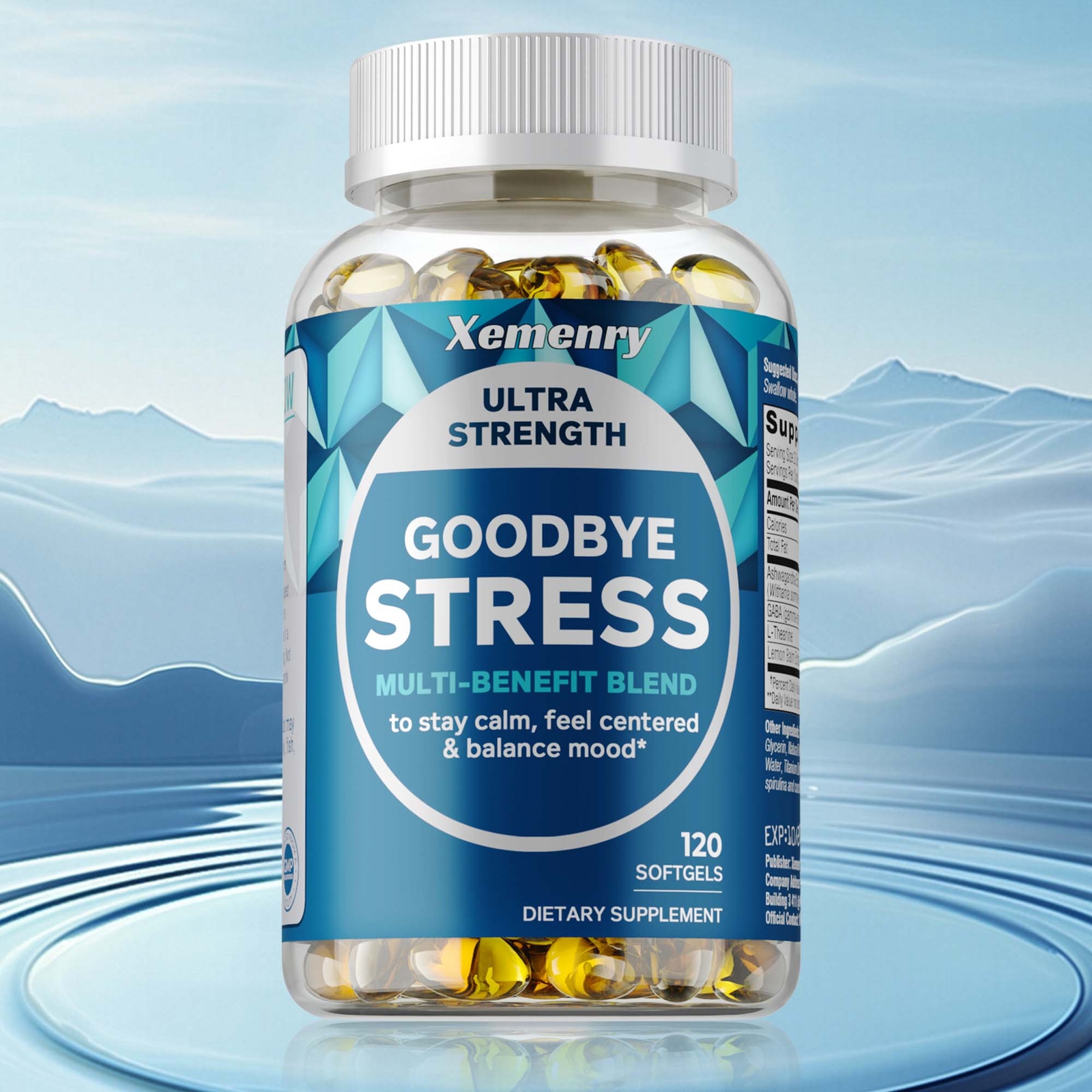 Goodbye Stress – Improved Sleep, Stress Relief, Promotes Relaxation – L-Theanine