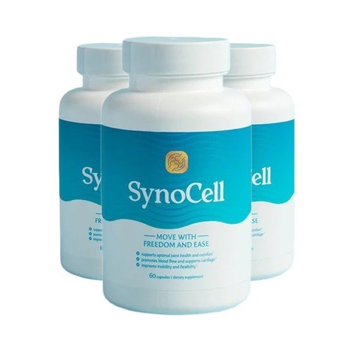 3-Pack Synocell Capsules – Back Neck and Joint Support Complex