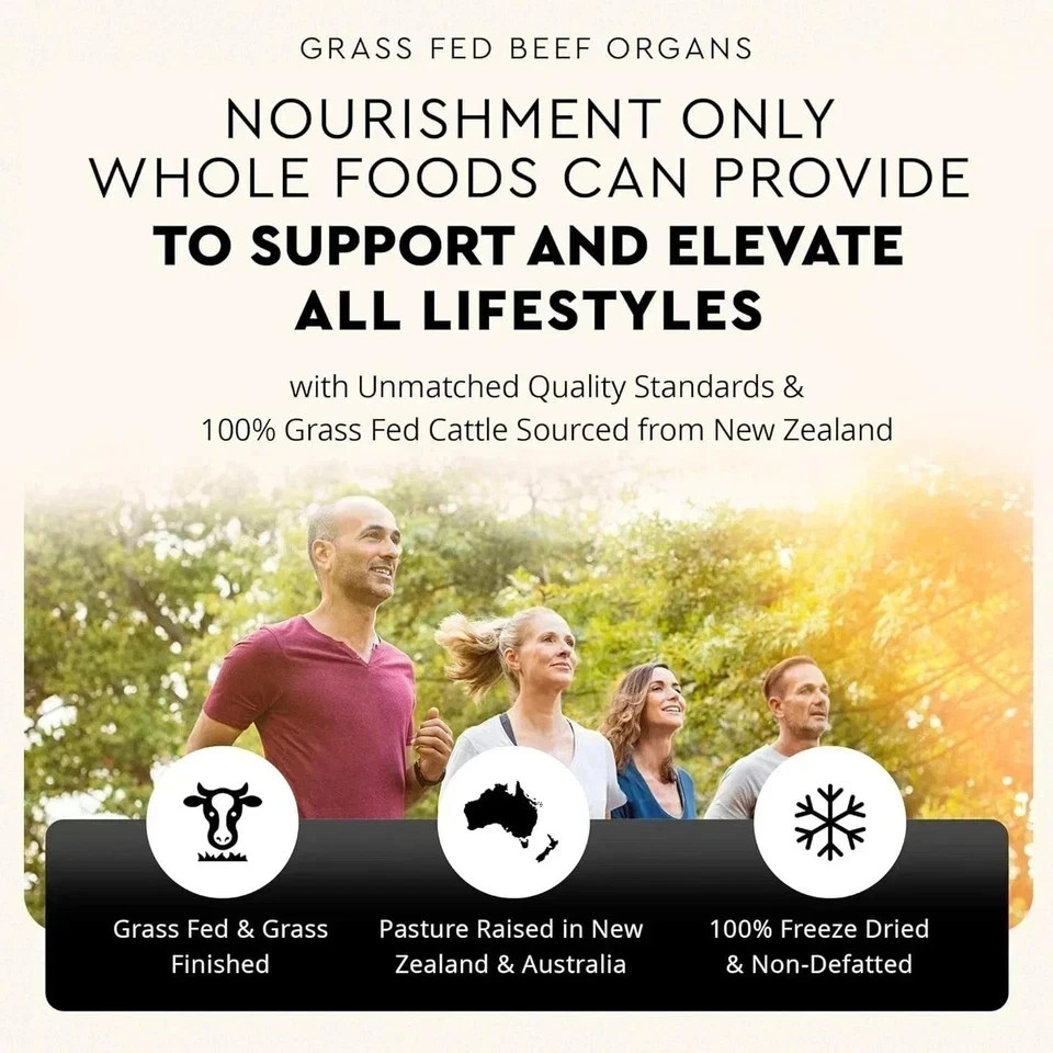 Ancestral 2(PACK) Supplements Grass Fed Beef Organ Supplement – 180 Capsules US