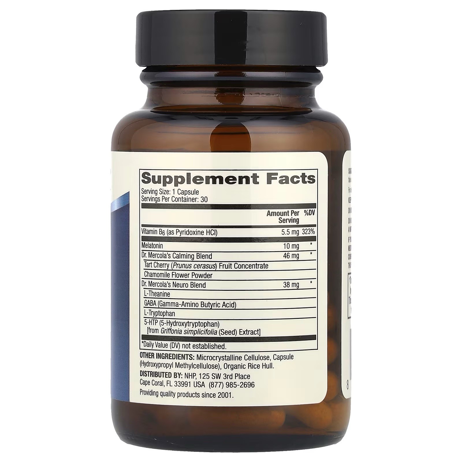 Dr. Mercola Sleep Support, 30 Capsules