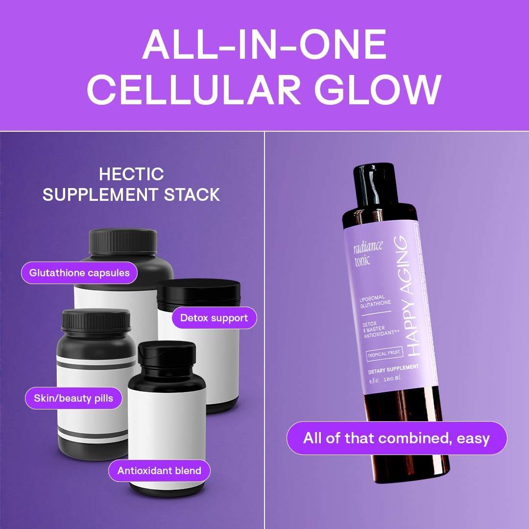 Happy Aging Liposomal Glutathione Liquid – 20x Higher Absorption | 30 Serving…