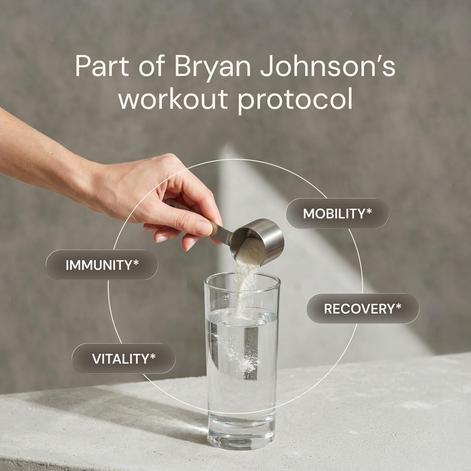 Blueprint Bryan Johnson Hydrolyzed Collagen Peptides Powder – Type I, II & III C