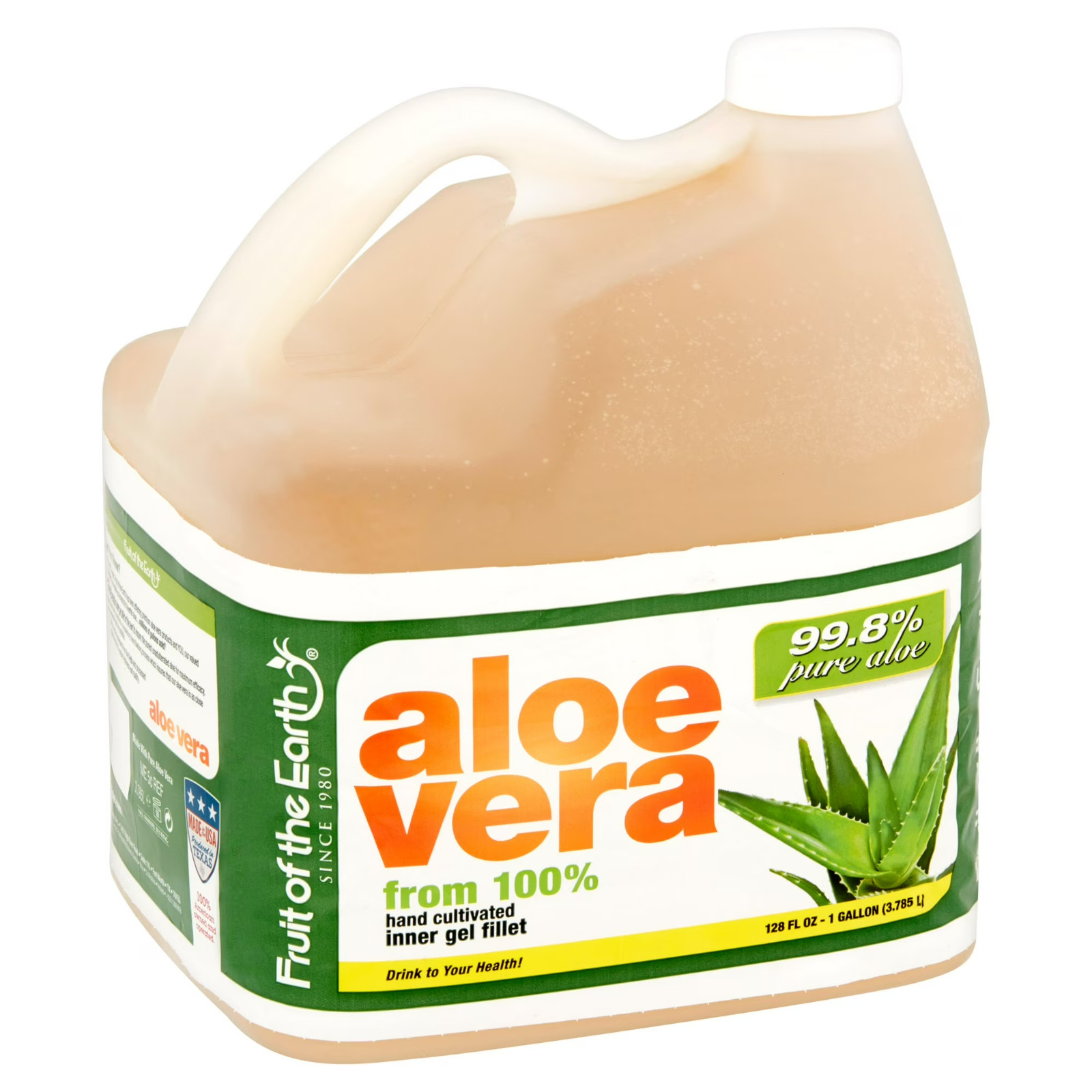 Fruit of the Earth Health & Wellness Aloe Vera Drink, 128 fluid ounces