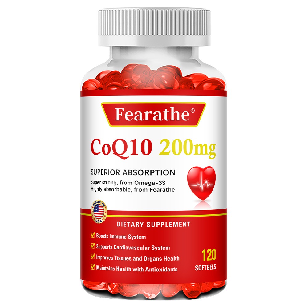 Co Q-10 Supports Healthy Brain Function Powerful Antioxidantt 30-120 Capsules