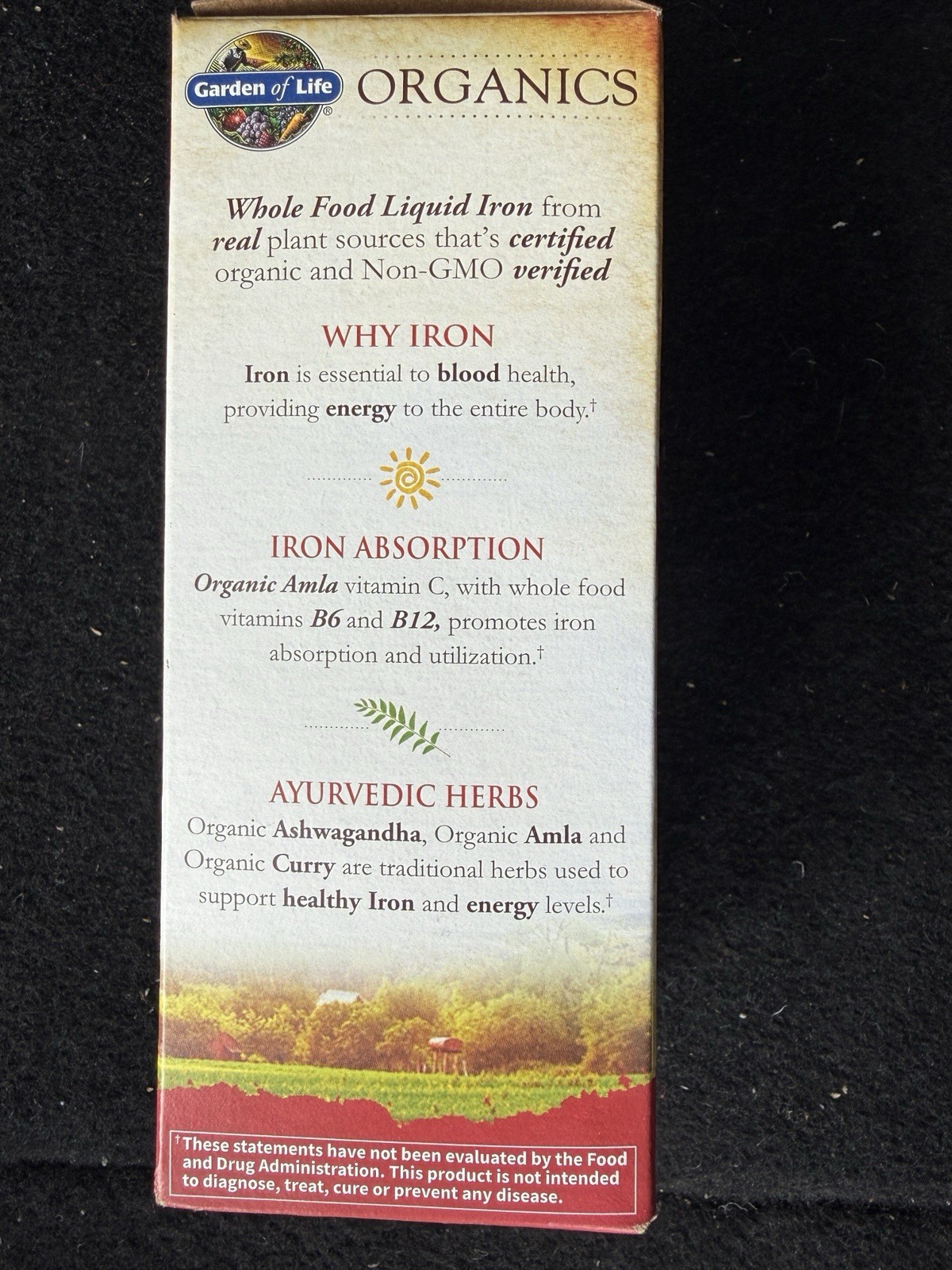 Garden Of Life Plant Iron & Organic Herbs 8 fl oz (240 ml) Bb 08/26