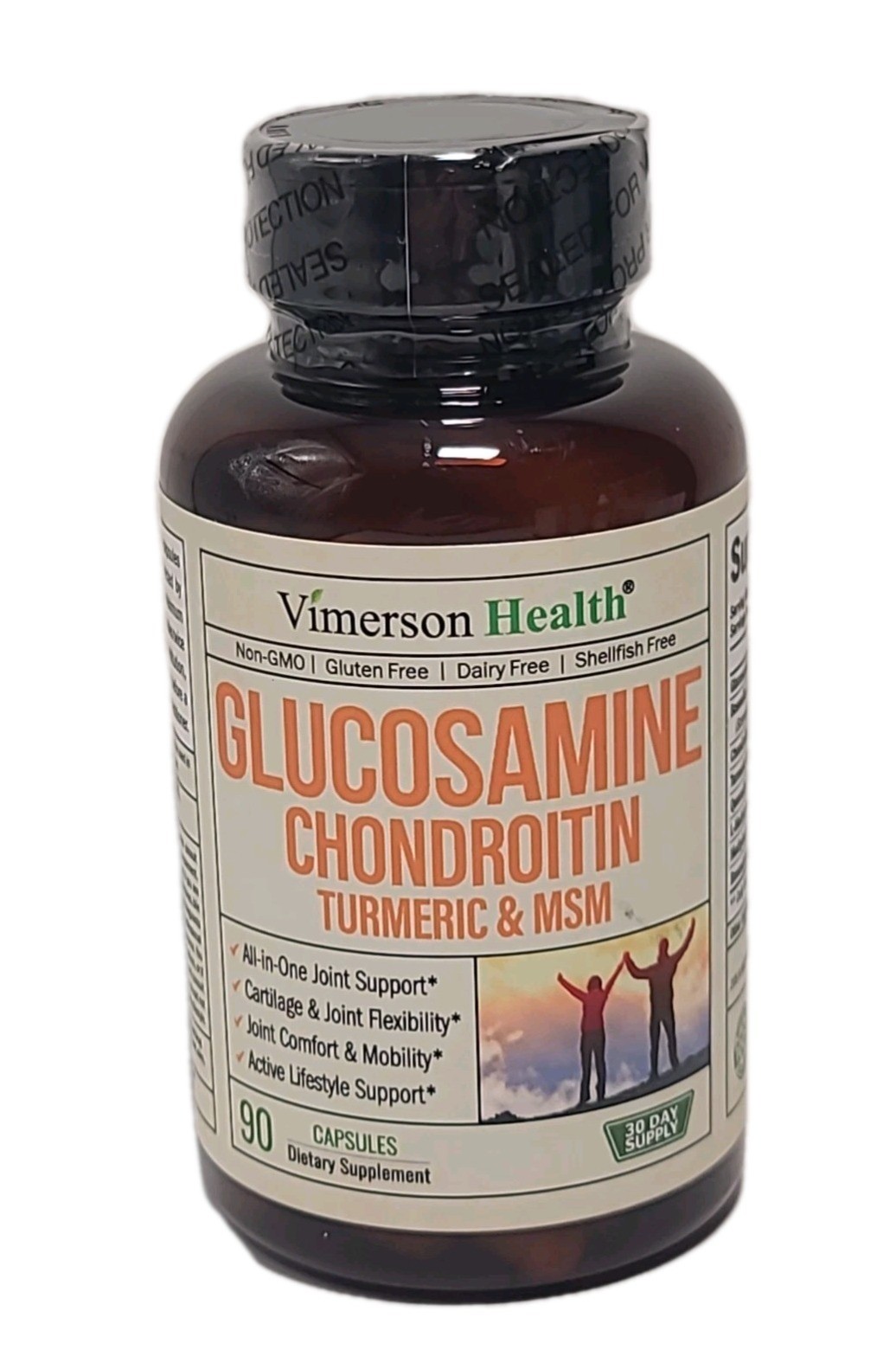 Vimerson Health Glucosamine Chondroitin Turmeric MSM 90 Cap Dietary Supplement