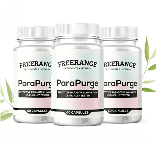 FreeRange ParaPurge Advanced Parasite Cleanser Para Purge 60 Capsules 3 Pack