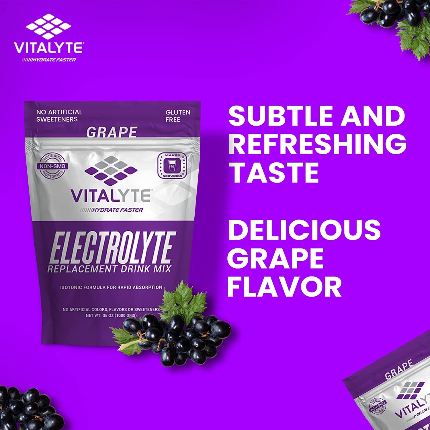 Electrolytes Powder, Drink Mix for Energy Boost & Recovery, Hydration Powder Mix