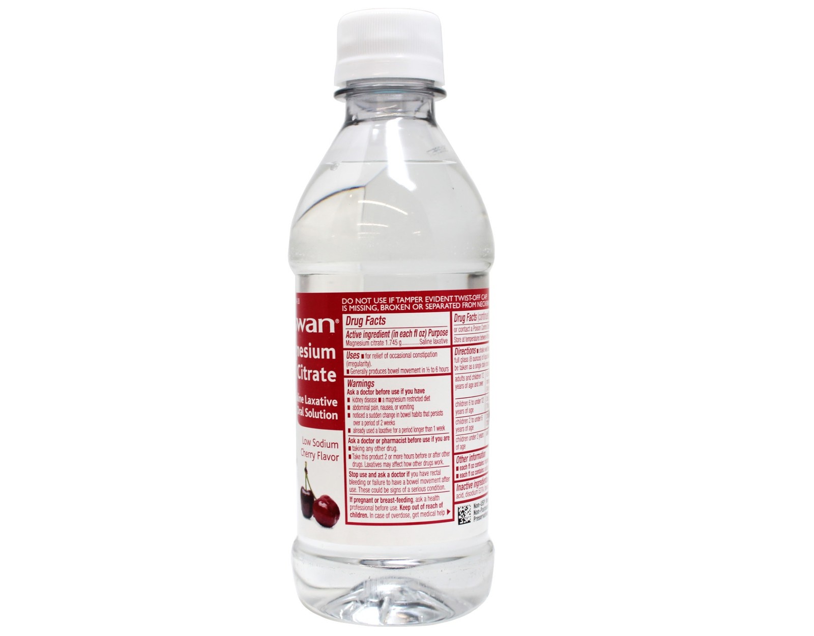 Swan Magnesium Citrate Saline Laxative, Cherry Flavor 10 Fl Oz (3 Pack)