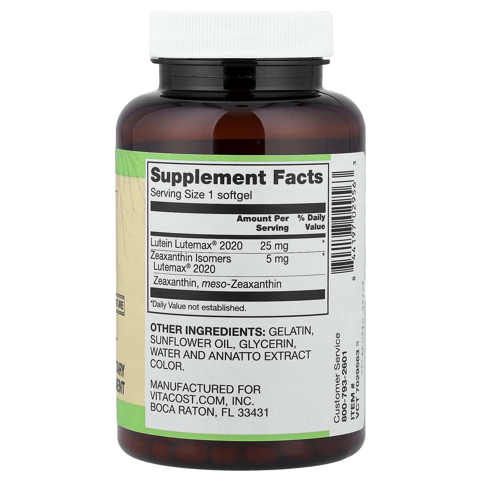 Root2®, Lutein Featuring Lutemax® 2020, 240 Softgels