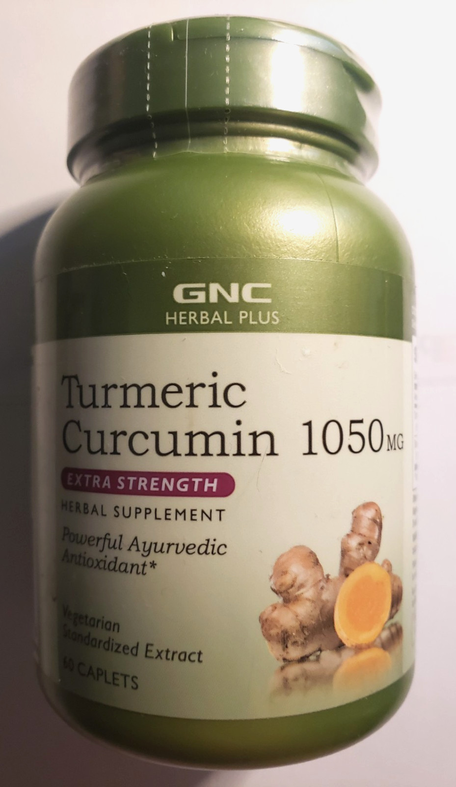 GNC HERBAL PLUS – Turmeric Curcumin 1050mg – 60 Caplets – Exp 12/2027