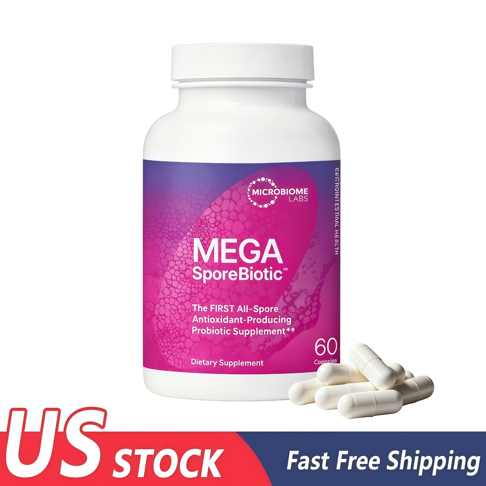 1-3PACK | Microbiome Labs MegaSporeBiotic | Spore-Based Probiotic for Gut Health