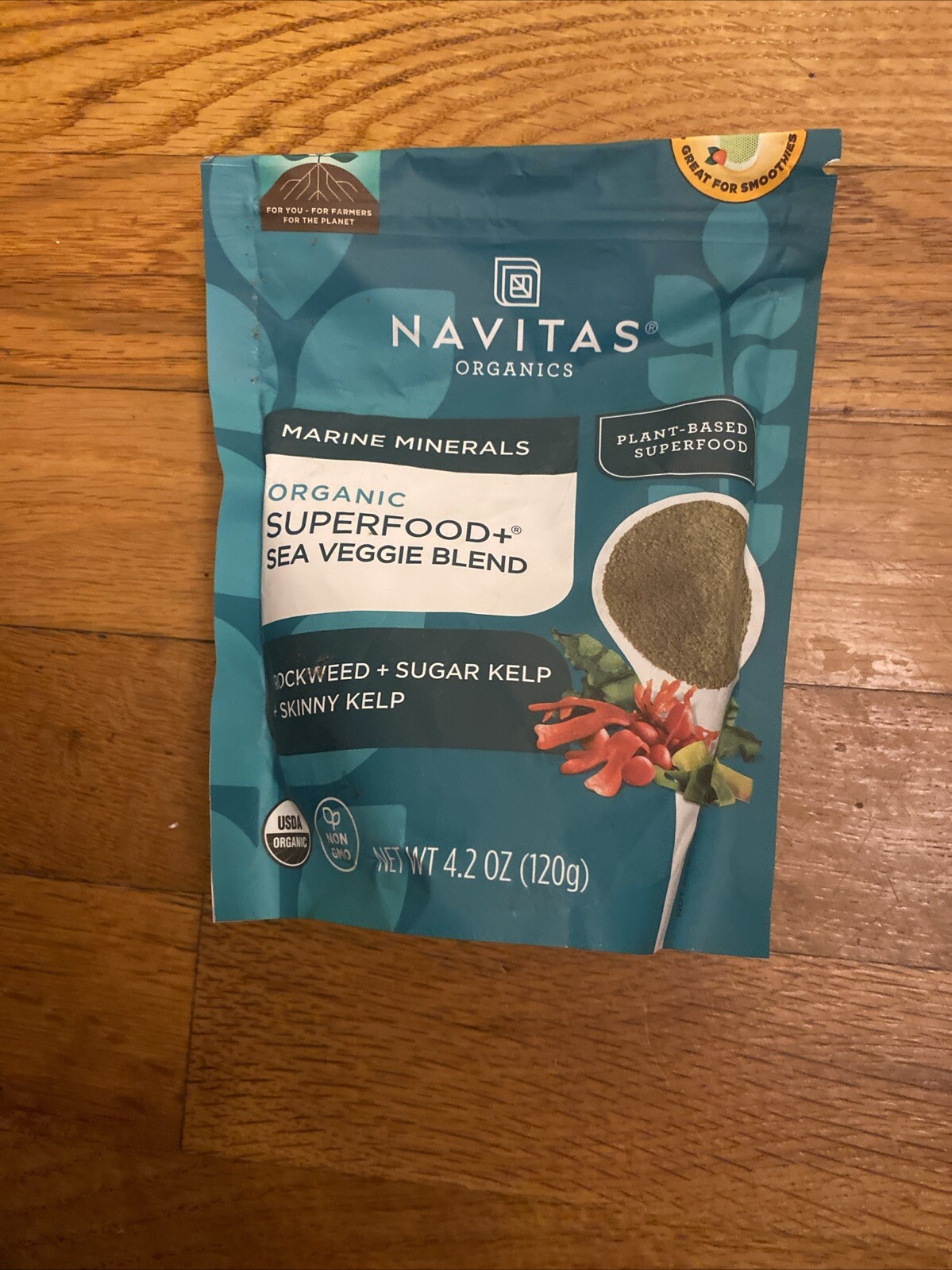Navitas Organic Marine Minerals Super Food Sea Veggie Blend 4.2 oz BB 10/24