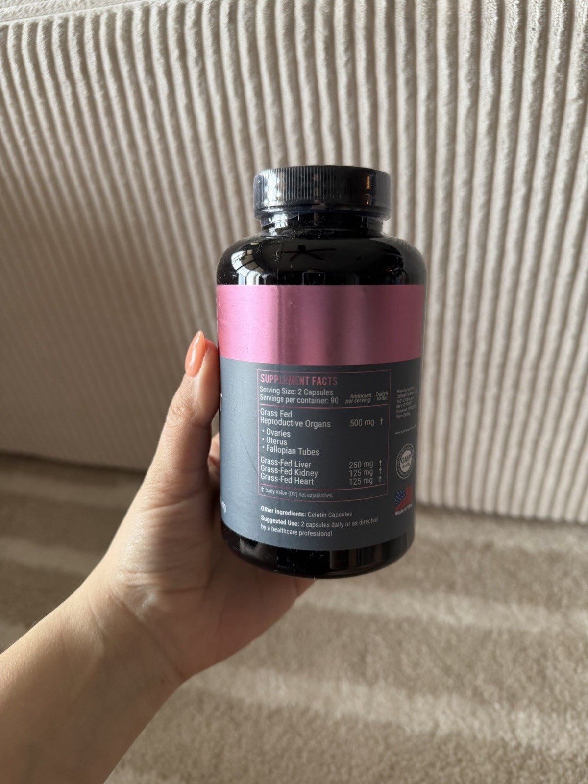 Beef Organ Supplement for Women | Supports Hormone Balance | Ovary, Uterus & Rep