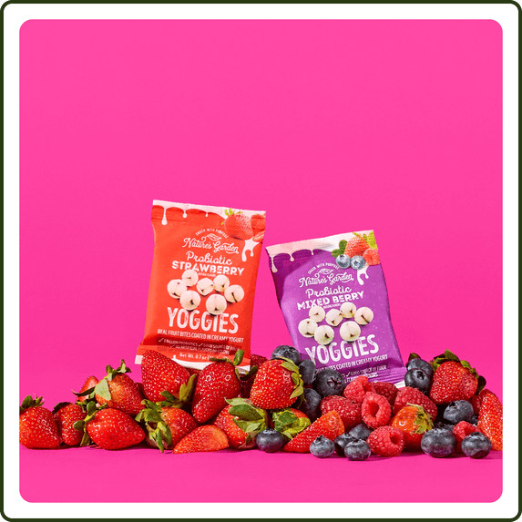 Nature’s Garden Probiotic Yoggies Multi Pack, 21oz (30 x 0.7oz) – (Strawberry 15