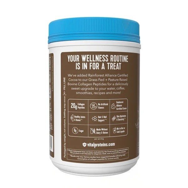 Vital Proteins Collagen Peptides, Chocolate, (32oz) 2 lbs – Free Shipping.