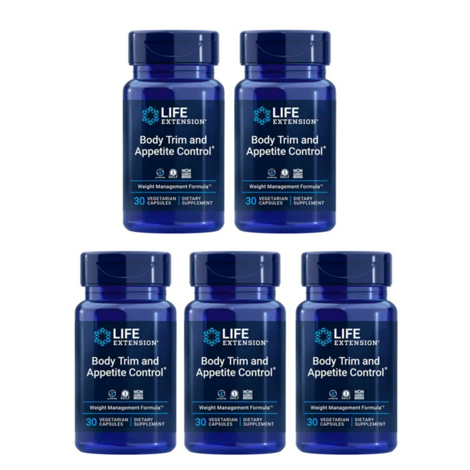 Life Extension Body Trim and Appetite Control – 30 Vegetarian Capsule 2 Pack