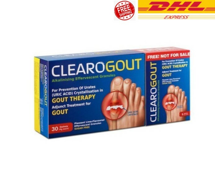 Live-Well CLEAROGOUT Gout Therapy 60 + 15 Free Sachets FREE EXPRESS SHIPPING