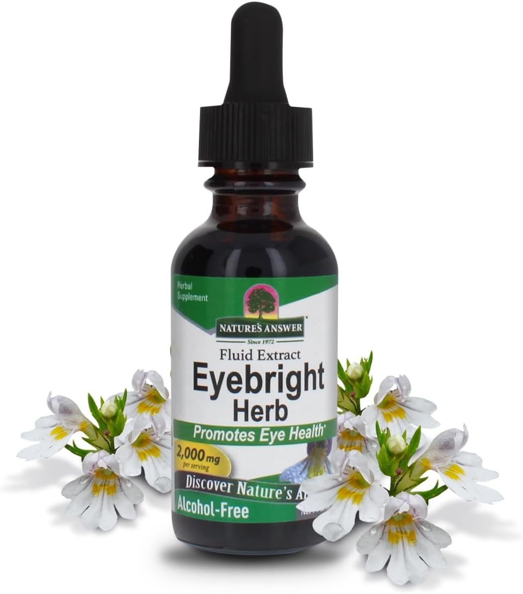 Eyebright Herb | Supports Healthy Eyes & Vision | Non-GMO | Alcohol-Free, Glu…