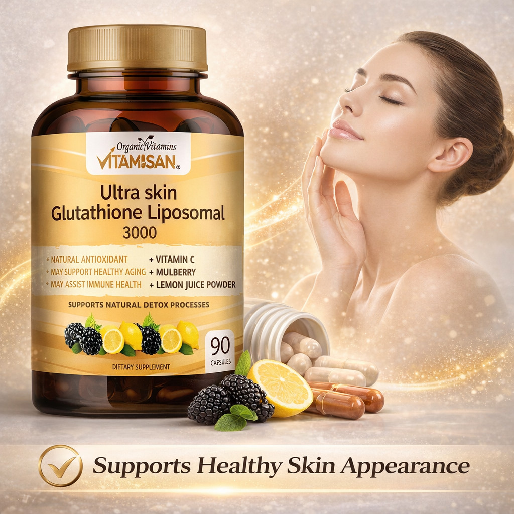 Liposomal Glutathione 3000mg High Absorption Antioxidant + Vitamin C 90 Caps