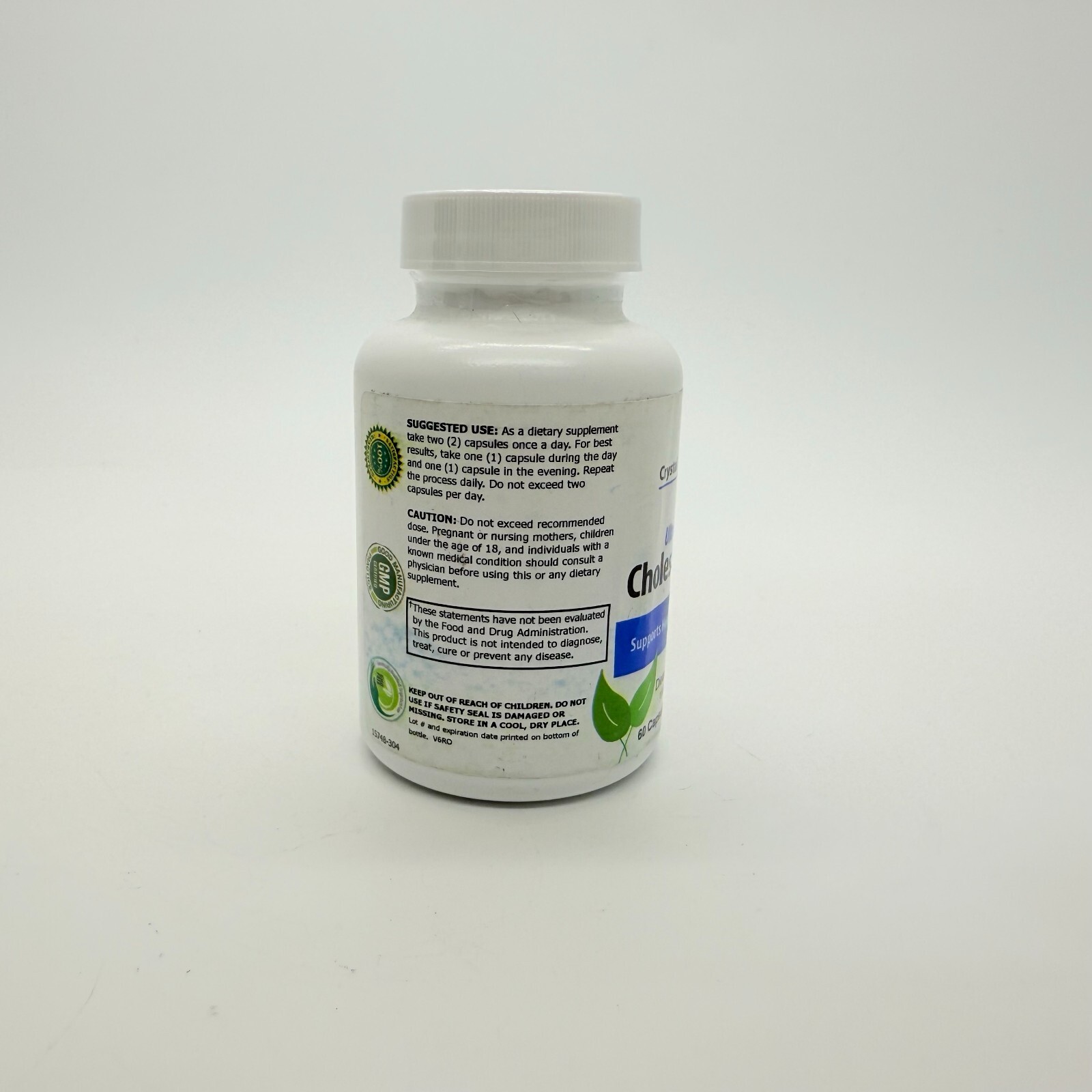CRYSTAL PEAKS NUTRITION Cholesterol Flush 60 Capsules 10-2028