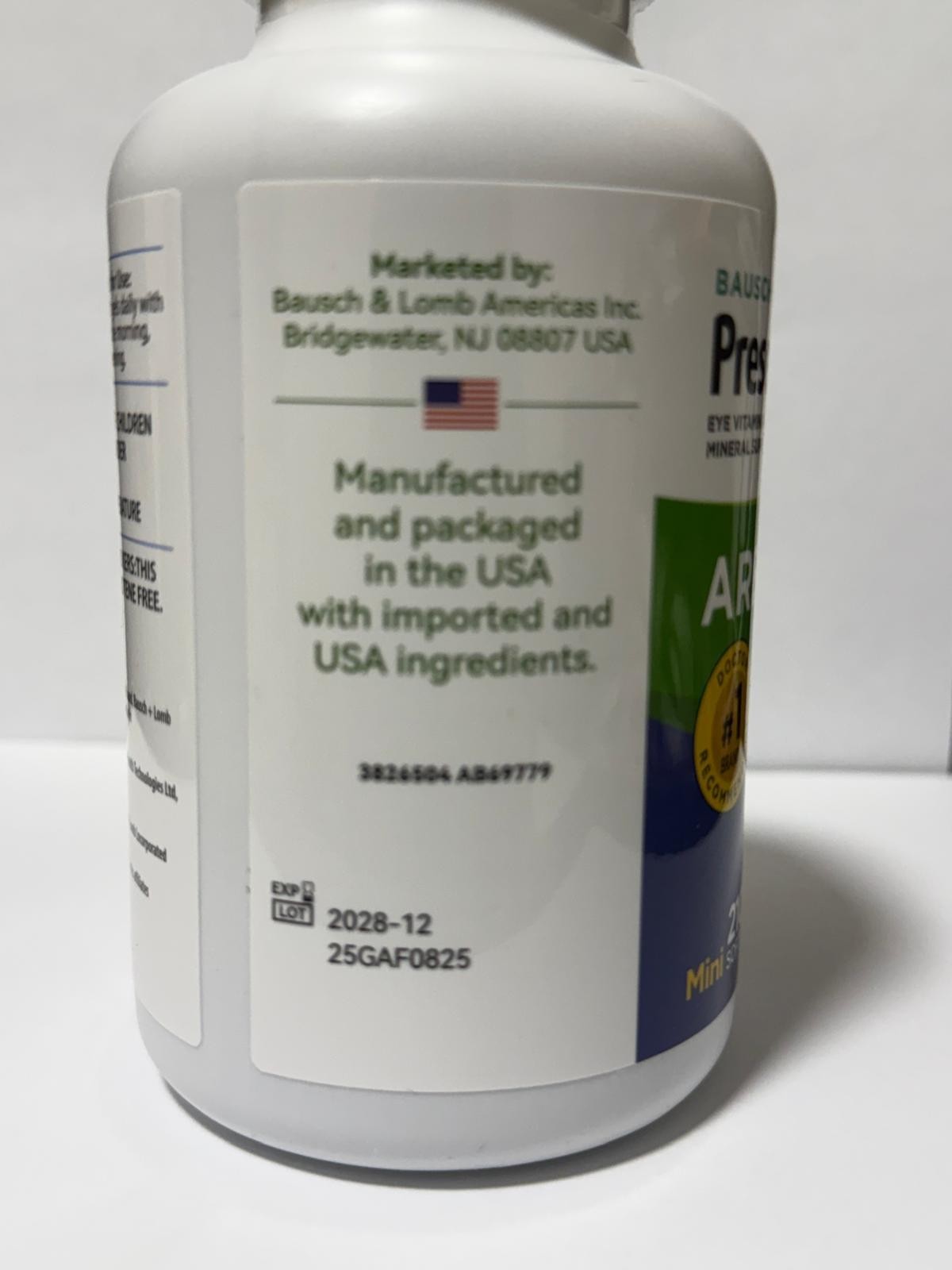 3-Pack PreserVision AREDS 2 210Ct Mini Soft Gels Eye Supplement Exp 12/2028