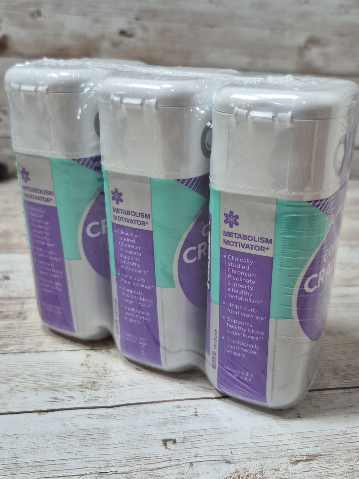 3 Pack – Olly COMBAT CRAVINGS 30 Capsules – Exp 08/26