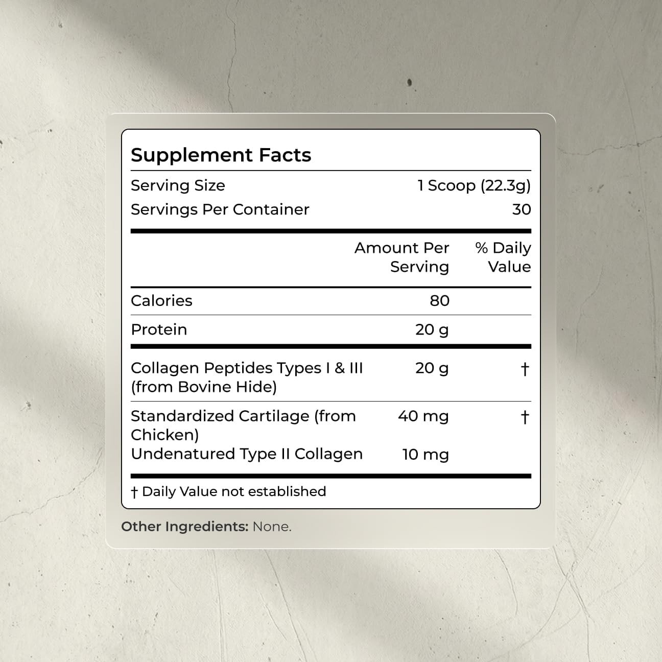 Blueprint Bryan Johnson Hydrolyzed Collagen Peptides Powder – Type I, II & III C