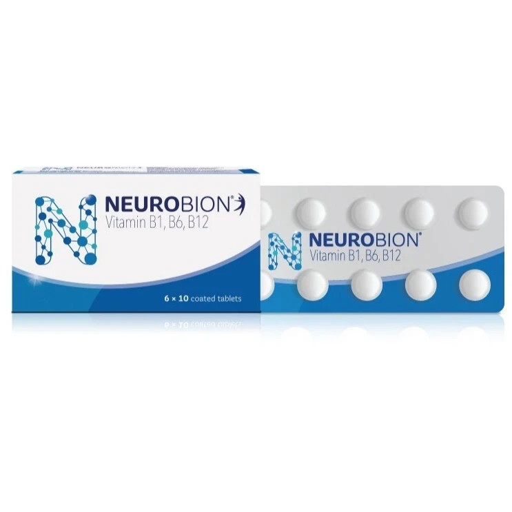 120’s Neurobion Vitamin B1, B6, B12 Improves Nerve Health & Function