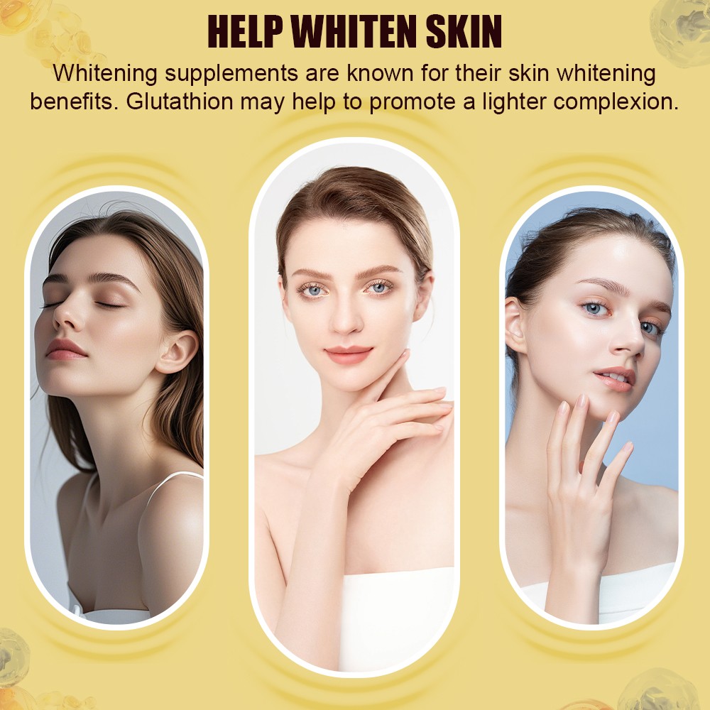 2 Bottles Glutathione Collagen Capsules 120 Count Skin Beauty Antioxidant Suppor