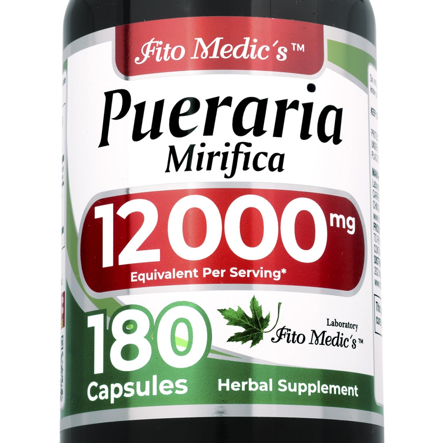 FITO MEDIC’S Lab | pueraria mirifica |180 Capsules | pueraria mirifica Capsules
