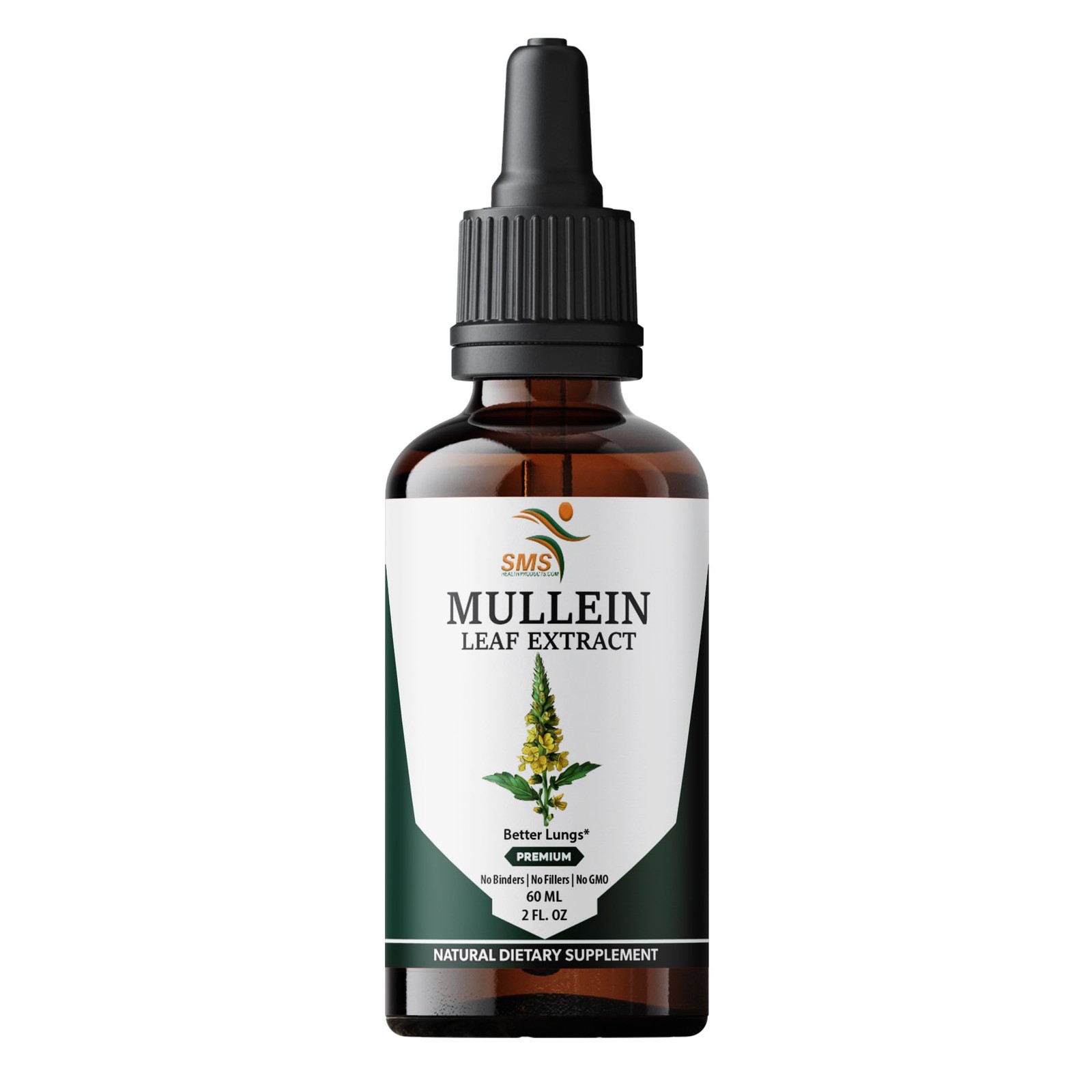 Mullein Leaf Tincture Drops | 2 fl oz Gotas de tintura de hojas de gordolobo