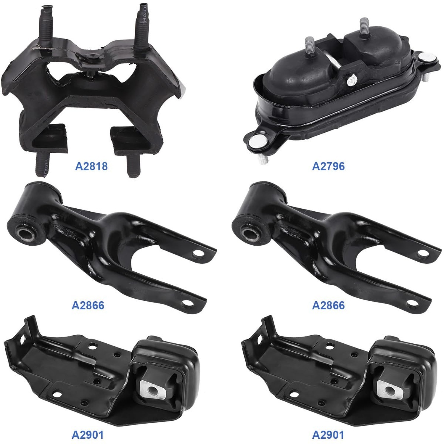 6Pcs Engine Motor Mount Compatible with Buick Century 3.1L 1997-2005 Transmis…