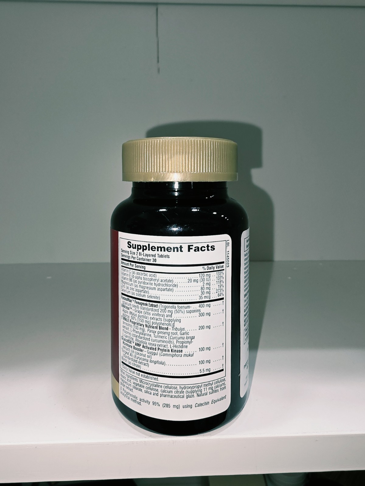 Nature’s Plus Ultra T-Male 60 BI-Layered Tablets Maximum Strength Boost for Men