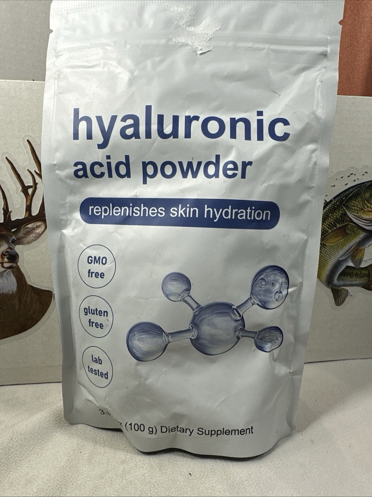Hyaluronic Acid Powder, 3.52 oz (100 g) exp. 05/27 FREE SHIPPING